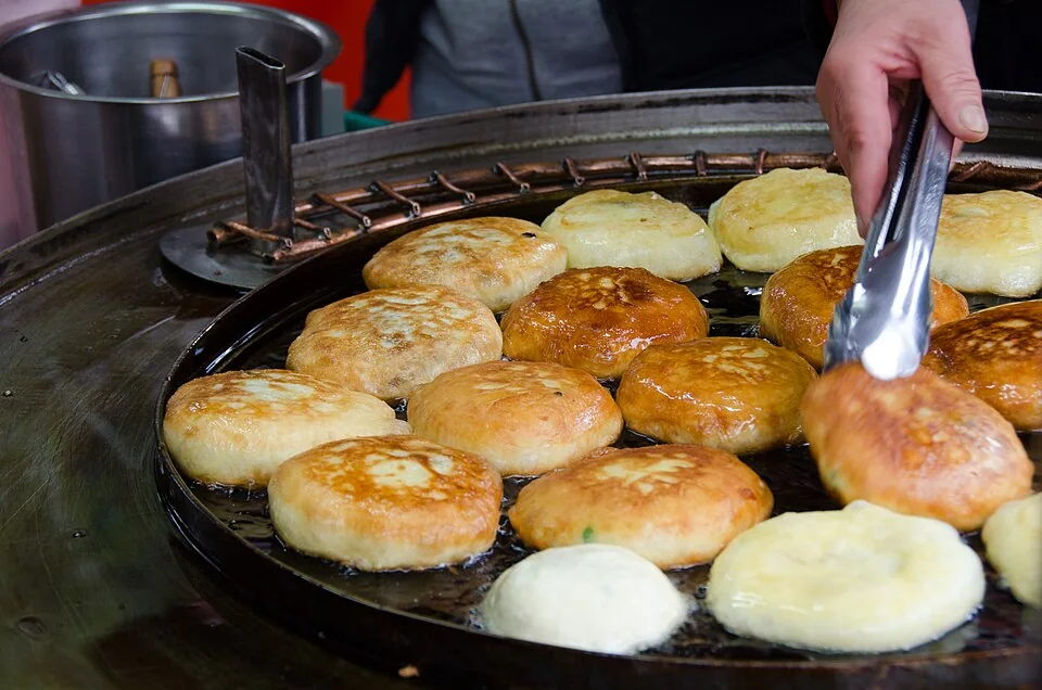 Hotteok sweet pancakes serving inspiration