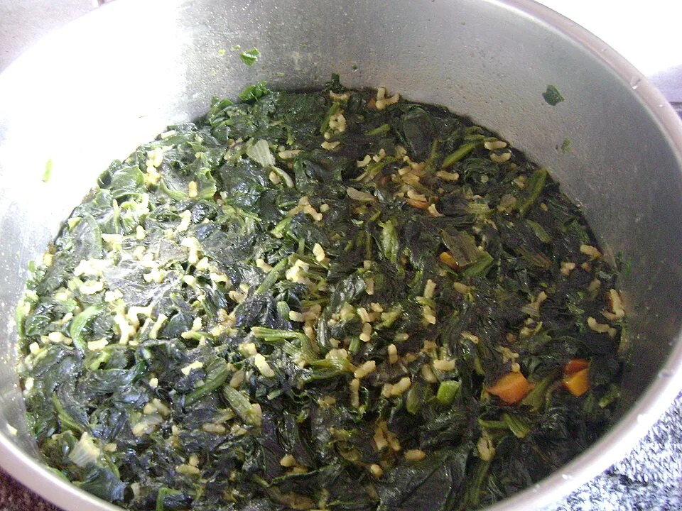 Spanakorizo spinach rice serving inspiration